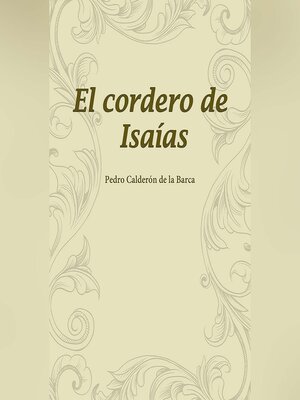 cover image of El cordero de Isaías